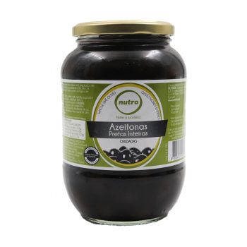 Azeitonas Pretas Inteiras Nutro, 850 g