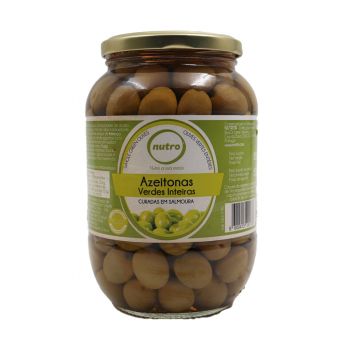 Azeitonas Verdes Inteiras Nutro, 850 g