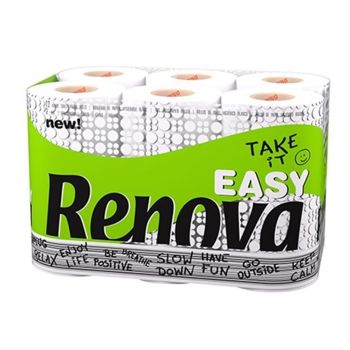 Papel Higiénico Renova Easy, 12 un
