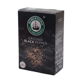 Pimenta Preta Moida Robertson's, 50 g