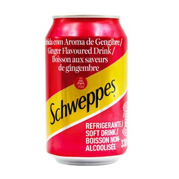Refrigerante Schweppes Ginger Ale, 330 ml