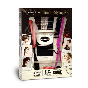 Kit de Pentes e Acessórios Denman para Penteados - Denman Ultimate Styling Kit