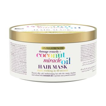 Máscara Capilar OGX Damage Remedy + Coconut Miracle Oil Extra Strength, 300ml