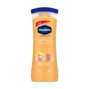 Loção Corporal Vaseline Intensive Care Eventone Vitamina B3 e SPF 10, 400ml