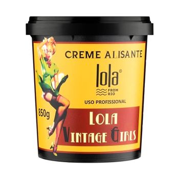 Creme Alisante Lola Cosmetics Uso Professional Lola Vintage Girls, 850g