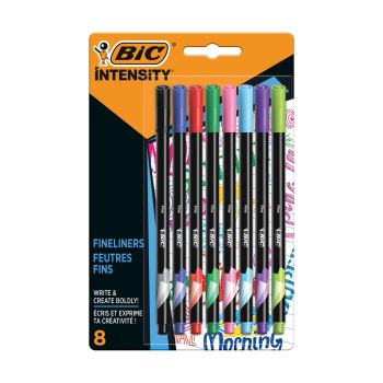 Marcador Fineliner Bic Intensity 0.4mm, 8 un
