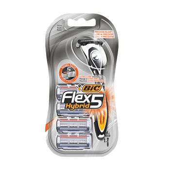 Barbeador de 5 Lâminas Bic Flex 5 Hybrid