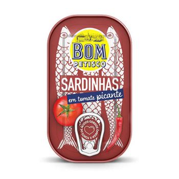 Sardinha em Tomate Picante Bom Petisco, 120 g