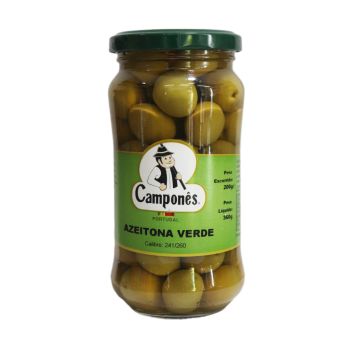 Azeitonas Verdes Inteira Camponês, 360 g