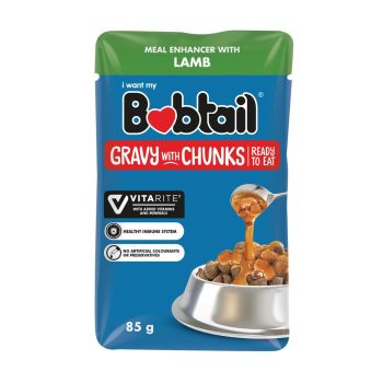 Molho para Ração de Cães Bobtail Lamb, 85 g