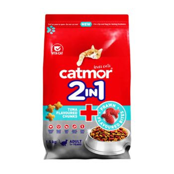 Ração para Gatos Catmor Tuna, 1.5 Kg