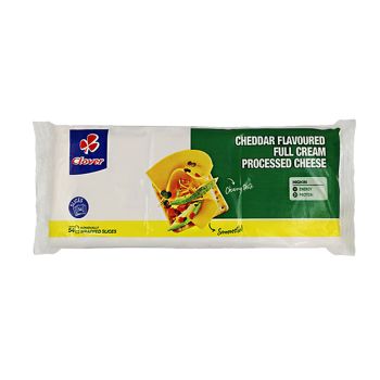 Queijo Cheddar Clover, 54 Fatias