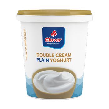 Iogurte Clover Plain Double Cream, 1 Kg