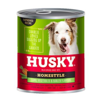 Comida para Cães Husky Homestyle Lamb Vegetables & Barley, 775 g