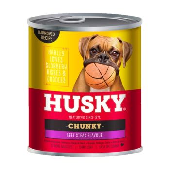 Comida para Cães Husky Beef Steak, 775 g