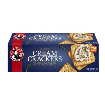 Bolachas Bakers Cream Crackers, 200 g
