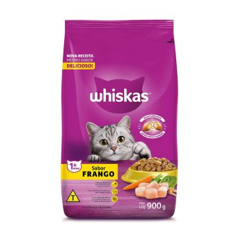 Ração para Gatos Whiskas Chicken, 900 g
