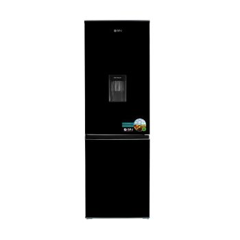 Geleira SPJ 2 Portas 320L RFGD-BBLU429C com Dispensador de Água, Vidro Preto