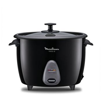 Panela de Arroz Elétrica Moulinex INICIO XL MK158811, Preto