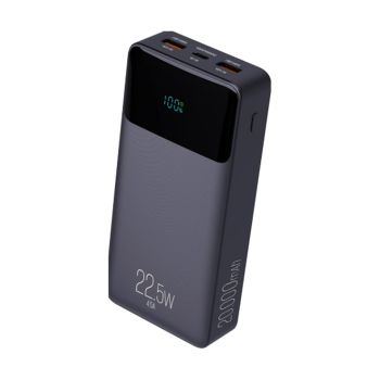 Power Bank Oraimo Carregamento Rápido Dupla Entrada Preto, 20000mAh