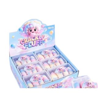Brinquedo Squishy Crunch Wax Arco-Íris, Sortido