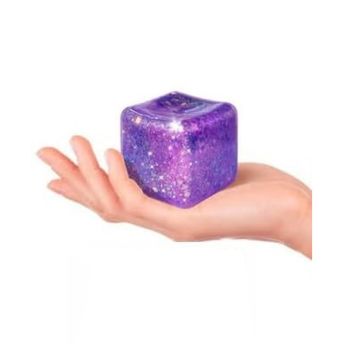 Brinquedo Squishy NeeDoh Glitter Ice Cube, Sortido