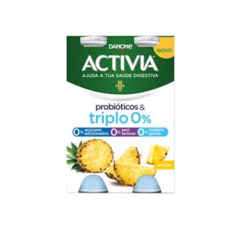 Activia Triplo 0% Ananás 4x155g