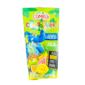 Sumo Compal Compalinho Frutas do Bongo, 180ml