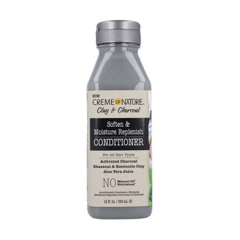 Condicionador Creme of Nature Argila e Carvão Amaciante e Hidratante, 355ml