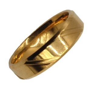 Alianças de Aço Inoxidável 29193 Gold, Tamanho Variável