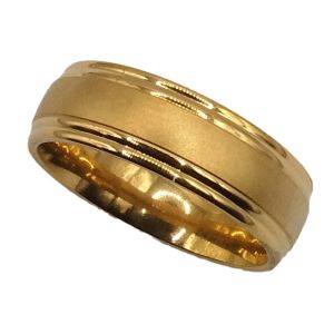 Alianças de Aço Inoxidável 11923 Gold, Tamanho Variável