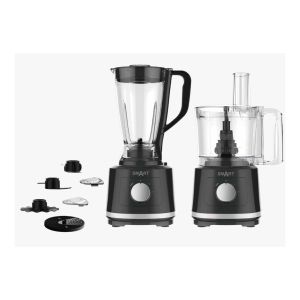 Processador de Alimentos 2 Em 1 SMART 2.4L e Com Jarra 1.5L 800W, Preto