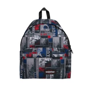 Mochila Eastpak Padded Pak'r Post District, Estampa Cinza