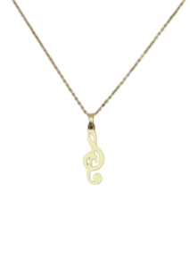 Colar Feminino Inox Dourado 20356