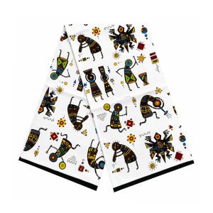 Capulana Branca Premium 100% Algodão Branca, by PUSHTI