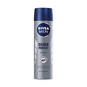 Spray Anti-transpirante Nivea Men Silver Protect, 150 ml
