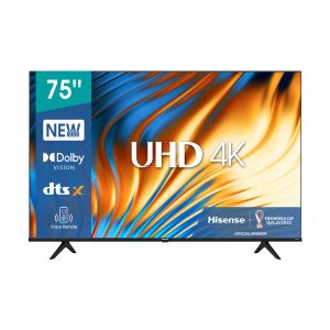 Televisor Hisense 75" UHD 4K HDR10+ Dolby Atmos Vidaa Smart Voice Control Premium, 75A6K