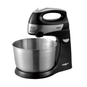 Batedeira SMART 5 Velocidades 300W Com Bacia Inox 4.3L, Preta