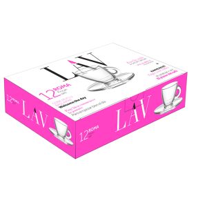 Chavenas para Café  LAV Roma, 6 x 95 ml
