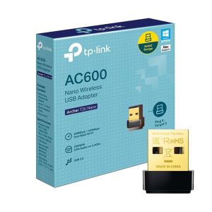 Adaptador USB TP-Link AC600 Archer T2U Nano