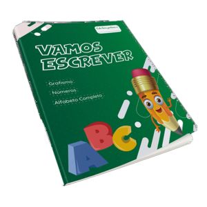 Caderno Caligráfico Vamos Escrever