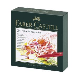 Canetas Estilográficas Faber Castell, 24 Cores