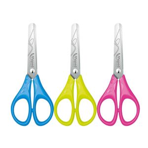 Tesoura Maped Essentials Ponta-Redonda, Cores Variadas