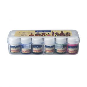 Tinta Acrílica Faber Castell, 12 Cores