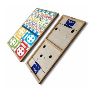 Jogo de Tabuleiro Clapjoy 3 em 1