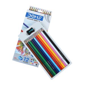 Lápis de Cor DOMS Full Size, 12 Cores