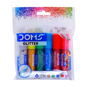 Cola Glitter DOMS 5.5 ml, 6 Cores