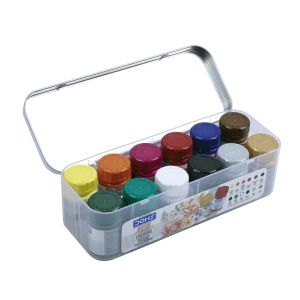 Tinta Acrílica DOMS 15 ml, 12 Cores