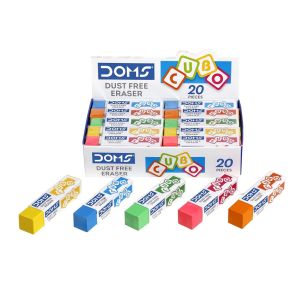 Borracha Dust Free Cubo DOMS, 20 un
