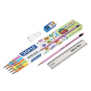 Lápis HB2 DOMS Wizdom RT, 12 un